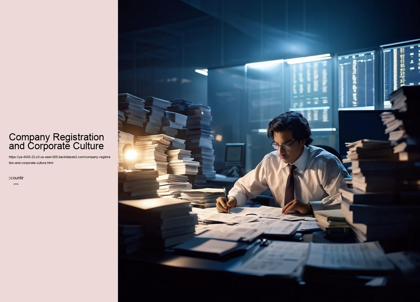 Company Registration and Corporate Culture